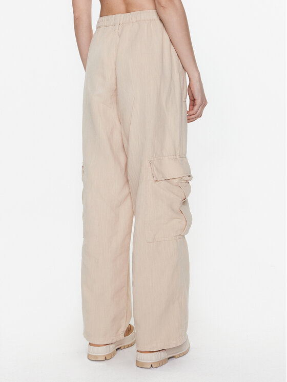 Pantaloni di tessuto BDG LUCA LINEN CARGO 76475151...