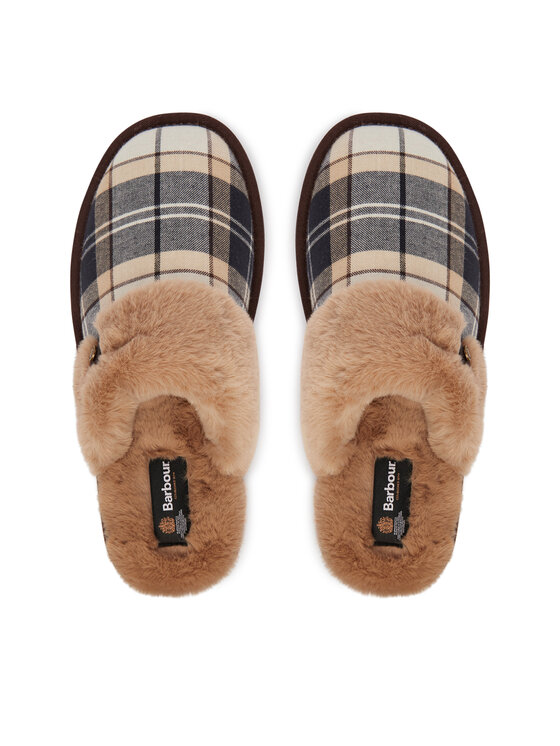 Barbour Barbour Тапочки ClaudiaTartanSlipper LSL0036TN26 Коричневий