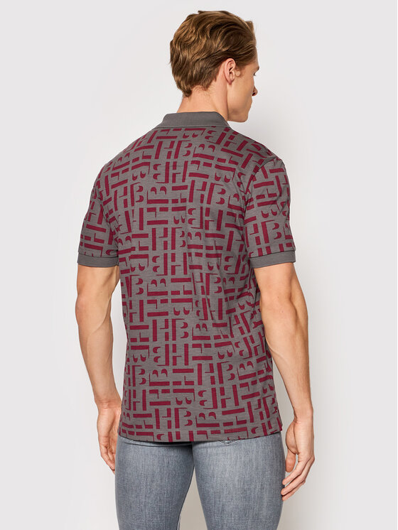 Polo Phillipson 89 50449238 Grigio Slim Fit