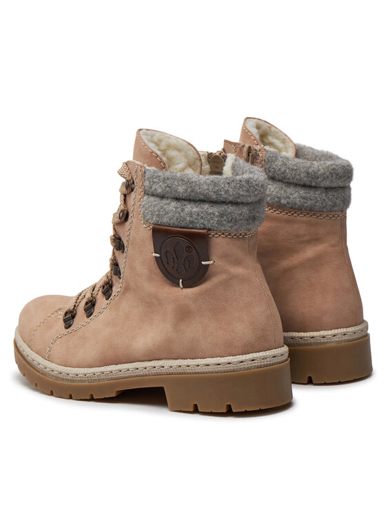 Rieker Rieker Schnürstiefeletten Y9430-32 Rosa
