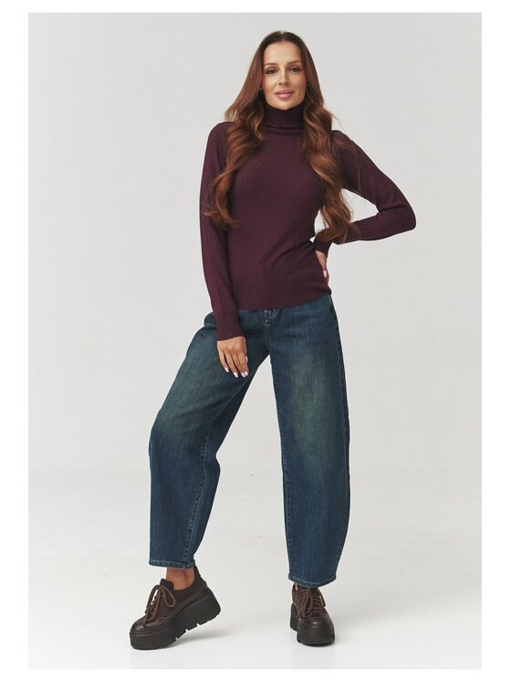 Makadamia Makadamia Golf C11 Bordowy Tailored Fit