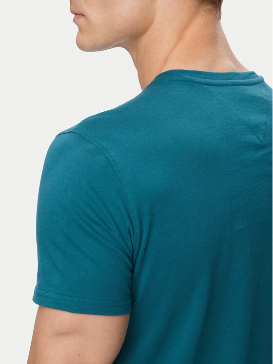 Tommy Jeans Tommy Jeans Тишърт DM0DM04411 Тъмнозелен Slim Fit