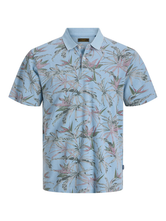 Jack & Jones Jack & Jones Polokošile Blu Hawaii 12295860 Světle modrá Relaxed Fit