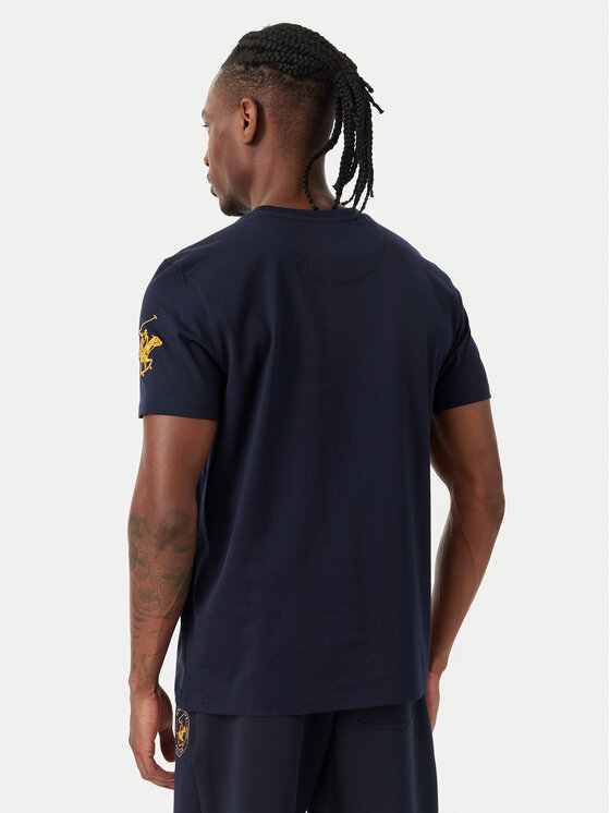 Beverly Hills Polo Club Beverly Hills Polo Club Majica P-SS26M-TS1519 Mornarsko modra Regular Fit