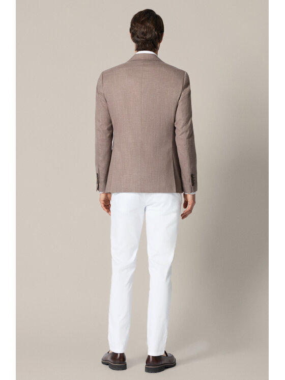 Lancerto Lancerto Marynarka Tricarico MA131126000019 Brązowy Regular Fit
