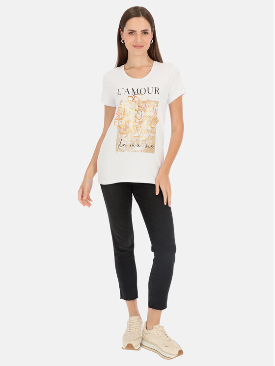 L’AF L’AF T-Shirt Tessa Biały Regular Fit
