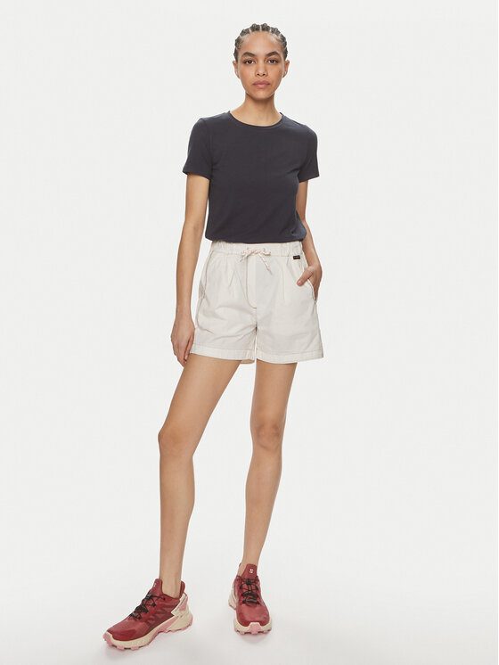 Napapijri Napapijri Auduma šorti Aberdeen NP0A4I51 Écru Loose Fit