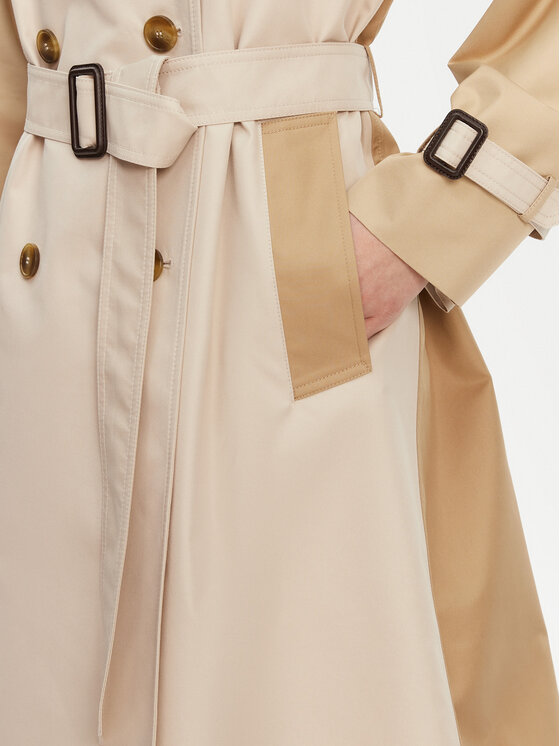 Weekend Max Mara Weekend Max Mara Trencz Canasta 2515021011 Beżowy Regular Fit