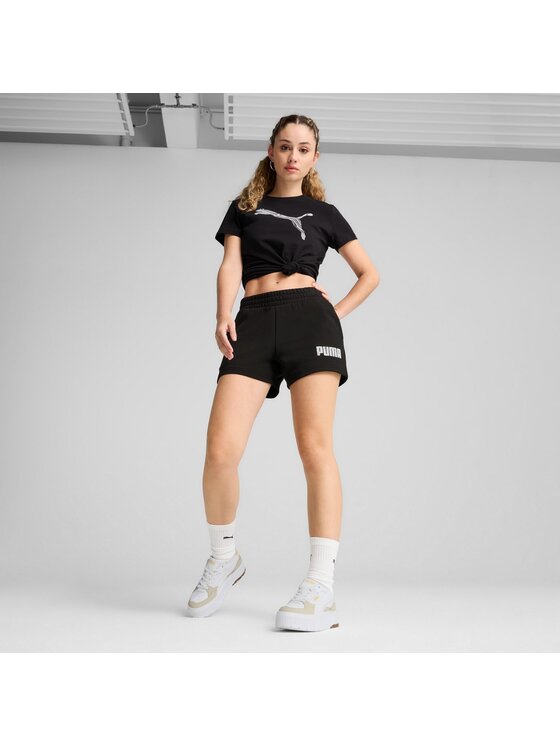 Puma Puma Szorty sportowe 686329 Czarny Regular Fit