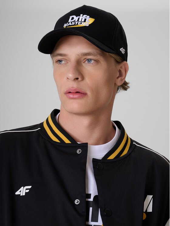 4F 4F Czapka z daszkiem MOTOSPORTS 2026 Czarny