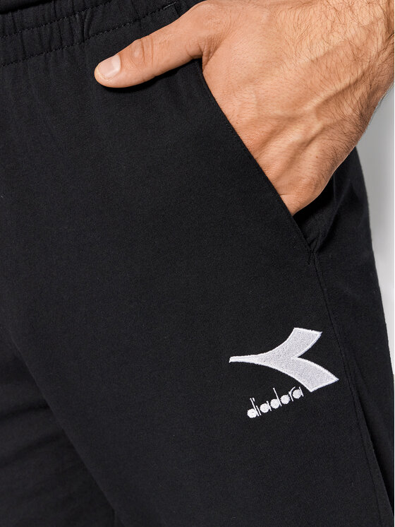 Diadora Diadora Pantaloni da tuta Cuff Light Core 102.177768 Nero Regular Fit