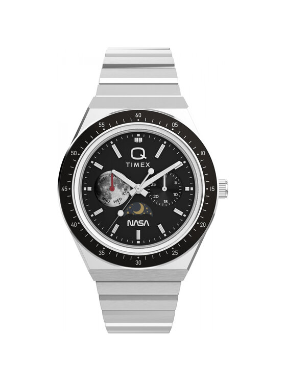 Timex Timex Zegarek TW2Y56700 Srebrny