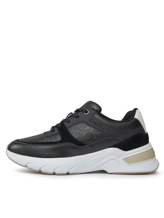 Calvin Klein Calvin Klein Superge Elevated Runner - Mono Mix HW0HW01869 Črna