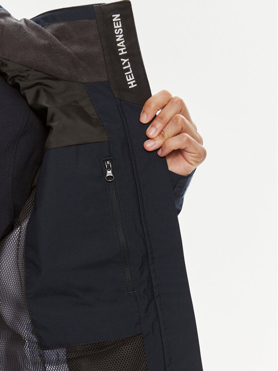 Helly Hansen Helly Hansen Námornícka bunda W Crew Hooded Jacket 2.0 34448 Tmavomodrá Regular Fit