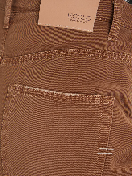 ViCOLO ViCOLO Джинси DF5057 Коричневий Wide Leg