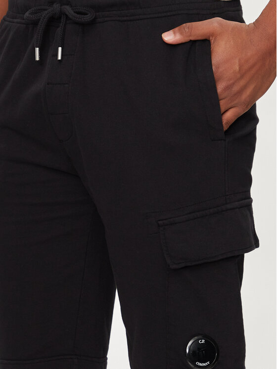 C.P. Company C.P. Company Szorty sportowe 18CMSB101A110044G Czarny Regular Fit