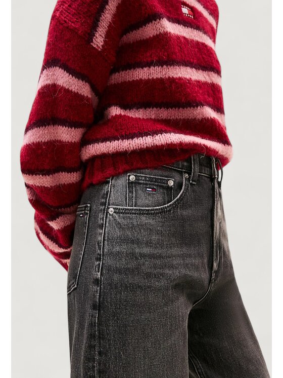 Tommy Jeans Tommy Jeans Farmer Mom Jean Uh Tpr Bi0187 Co DW0DW21812 Fekete Mom Fit