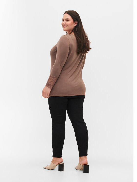 Zizzi Zizzi Jeggings J20200F Crna Slim Fit