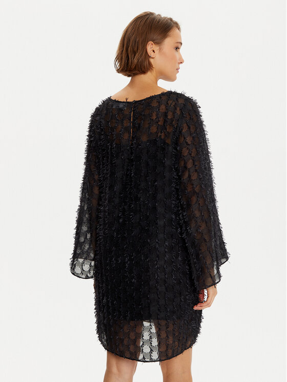 Karen by Simonsen Karen by Simonsen Koktel haljina Rubina 10105170 Crna Oversize