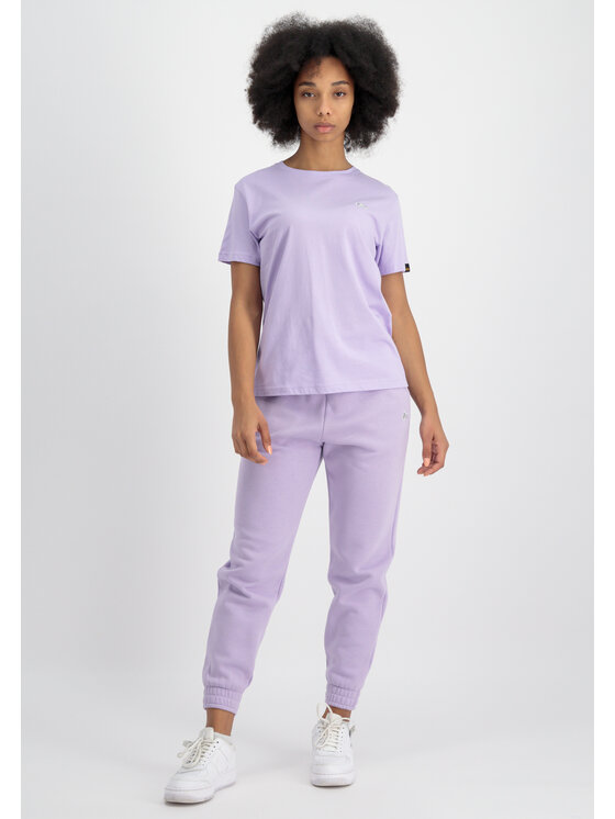 Alpha Industries Alpha Industries Joggery Embroidery Jogger Unisex Fioletowy Regular Fit