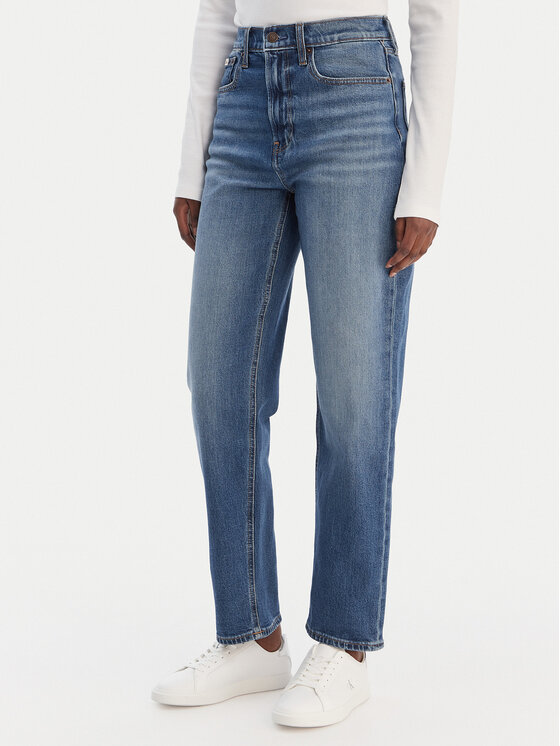 Calvin Klein Jeans Blugi LV047E907G Albastru Taper Fit