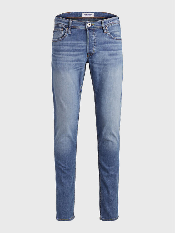 Jack & Jones Jack & Jones Jeansy Glenn 12157416 Modrá Slim Fit
