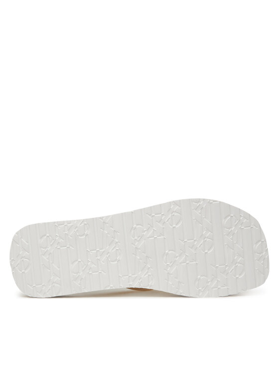 Calvin Klein Jeans Calvin Klein Jeans Σαγιονάρες Thong+ Tpu Metallic YW0YW01720 Μπεζ