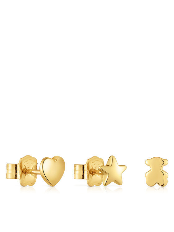 TOUS TOUS Set naušnice Bold Motif 1004102700 Zlatna