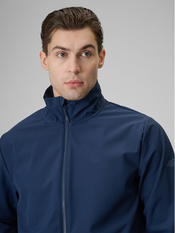 4F 4F Kurtka przejściowa MIDSHOP TEXTILE Granatowy Regular Fit