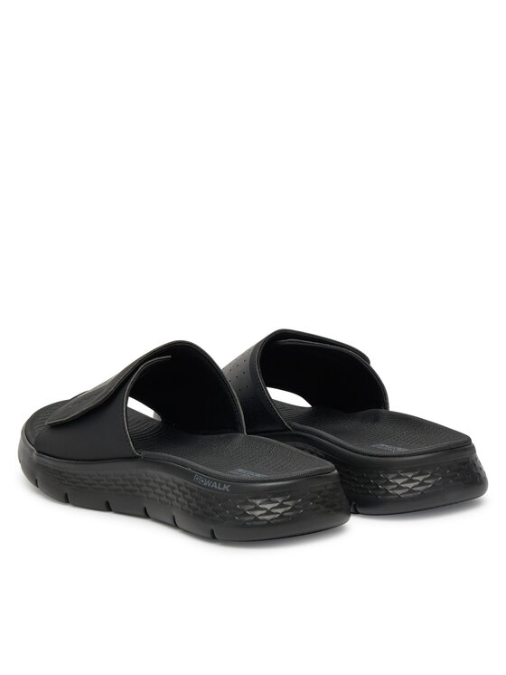 Skechers Skechers Klapki Go Walk Flex Sandal-Sandbar 229204/BBK Czarny