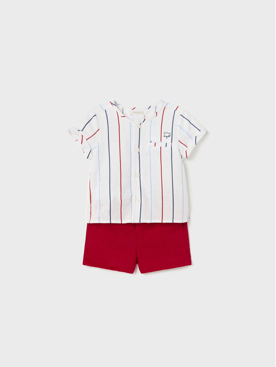 Completo camicia e pantaloncini 1264 Multicolore