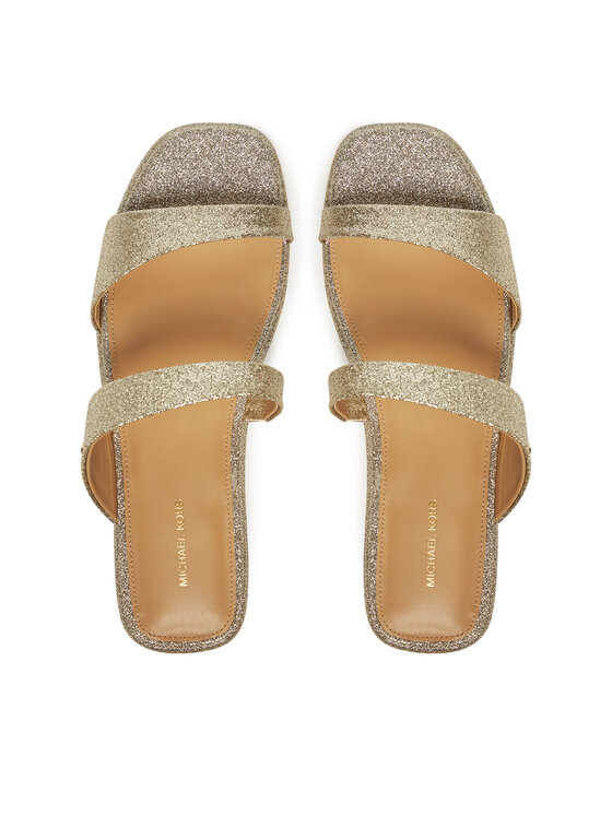 MICHAEL Michael Kors MICHAEL Michael Kors Şlapi Jaida 40S5JDFS1M Auriu