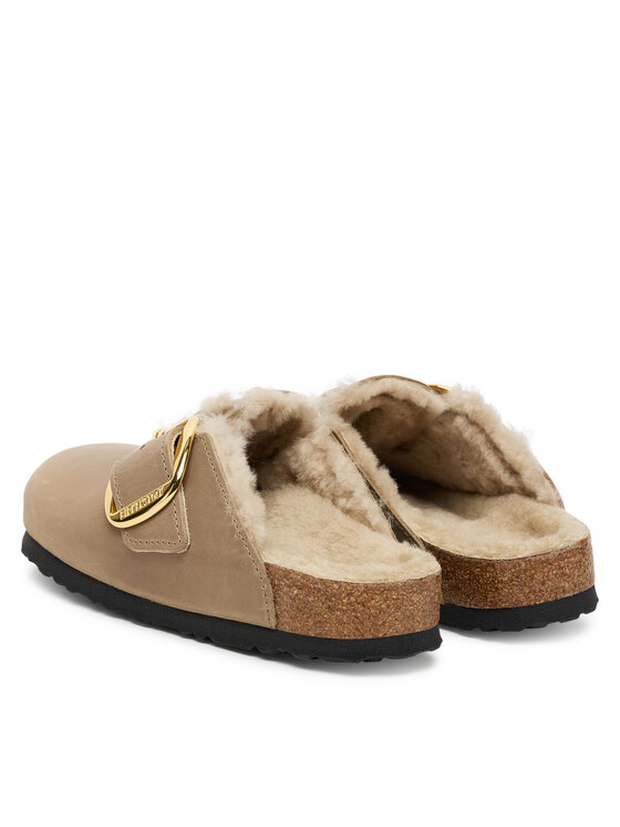 Birkenstock Birkenstock Natikače Boston Big Buckle Shearling 1030444 Smeđa