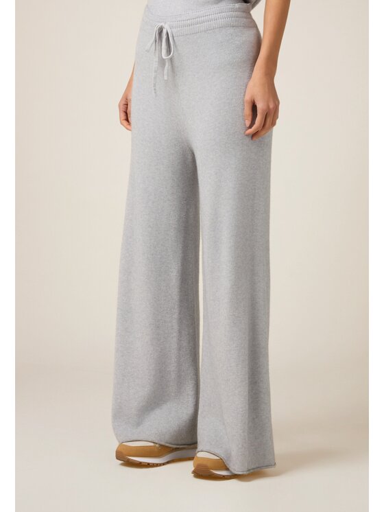 Oltre Oltre Pantaloni di tessuto P600E000059N003 Grigio Baggy Fit