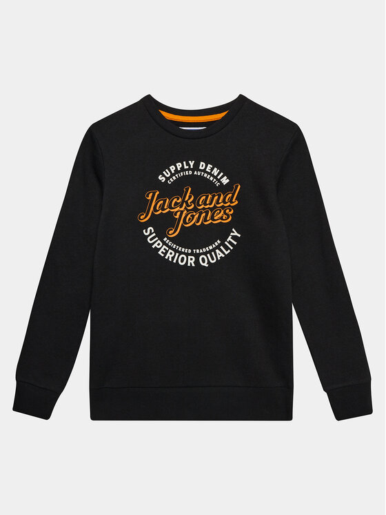 Jack&Jones Junior Jack&Jones Junior Суитшърт 12237110 Черен Regular Fit