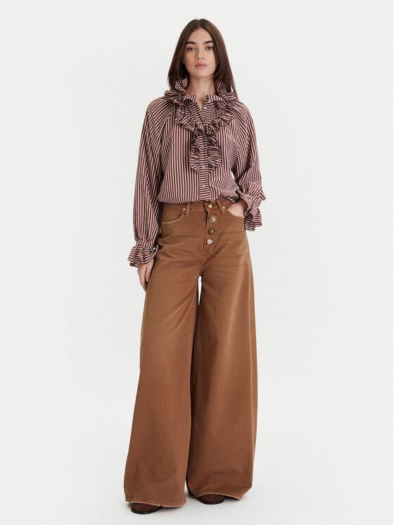 ViCOLO ViCOLO Särk TF0287 Pruun Regular Fit