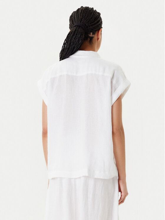 United Colors Of Benetton United Colors Of Benetton Marškiniai 5BMLDQ06V Balta Regular Fit