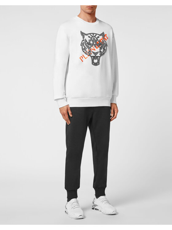 Plein Sport Plein Sport Longsleeve 1267 Bianco Regular Fit