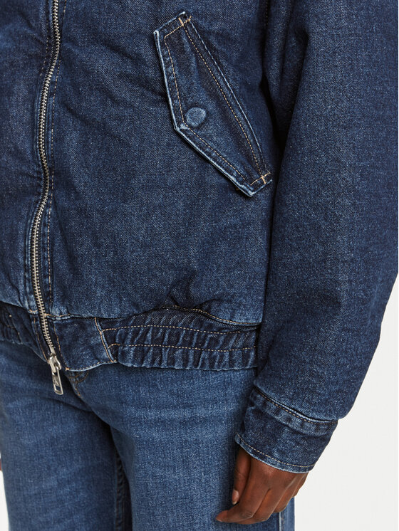 Calvin Klein Jeans Calvin Klein Jeans Traper jakna J20J224717 Tamnoplava Relaxed Fit