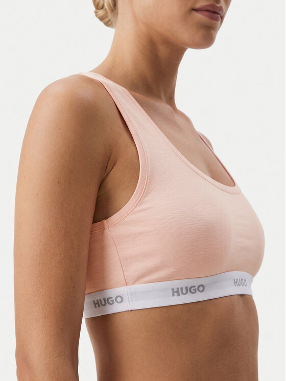 HUGO HUGO Top nedrček HUGO ID BRALETTE 50557092 Svetlo rožnata