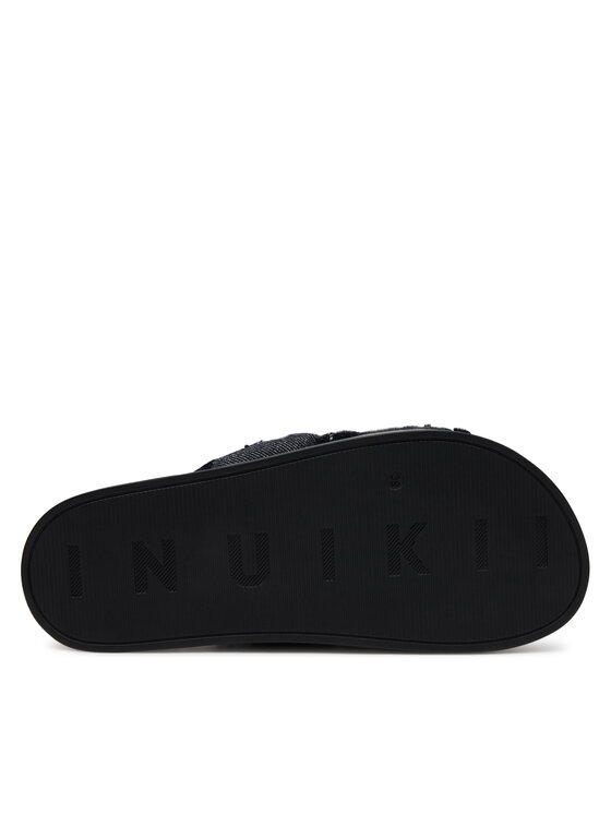 Inuikii Inuikii Ciabatte Soft Crossed Jeans 70104-143 Nero