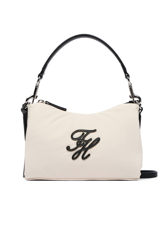 Tommy Hilfiger Tommy Hilfiger Soma Th Elevated Nylon Mini Crossover AW0AW18623 Écru