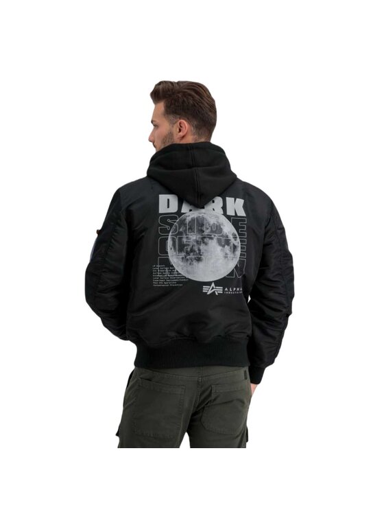 Alpha Industries Alpha Industries Kurtka przejściowa AI.108108-285 Czarny Regular Fit