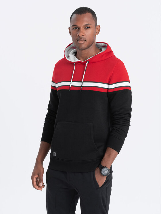 Ombre Ombre Mikina OM-SSNZ-22FW-014 Černá Regular Fit