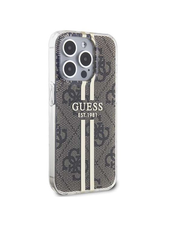 Guess Guess Etui na telefon Apple iPhone 15 Pro Max Brązowy