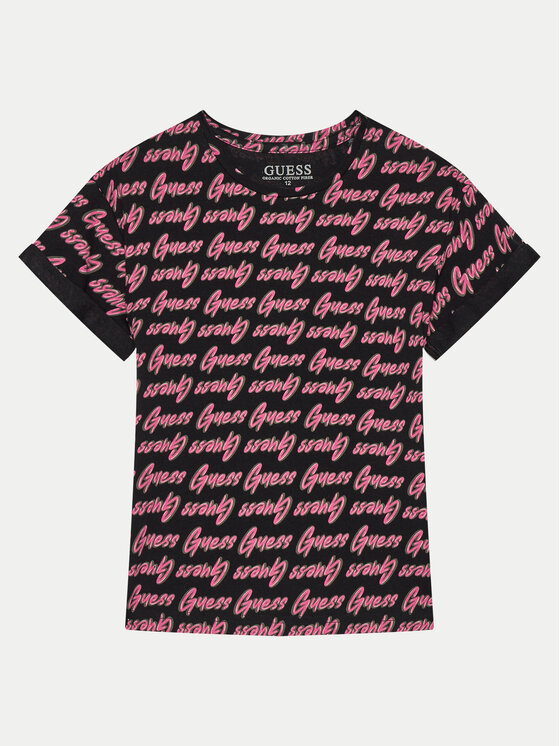 Guess Tricou J4YI11 K6YW4 Colorat Regular Fit