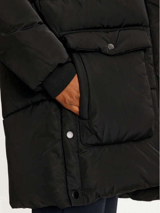 Rinascimento Rinascimento Ziemas jaka CFC0118343003 Melns Loose Fit