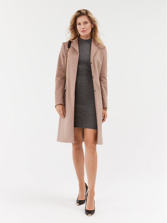 Guess Guess Trikotažinė suknelė W3BK0U Z3B50 Pilka Slim Fit