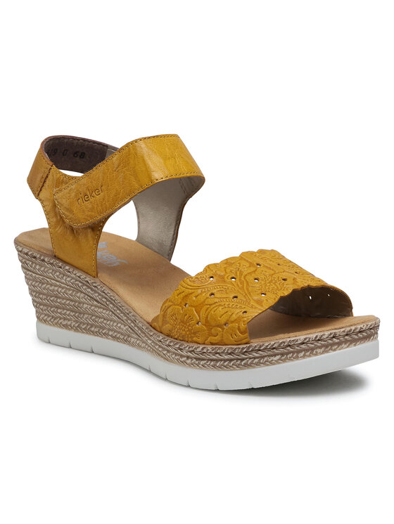 Rieker Rieker Sandali 619F0-68 Giallo