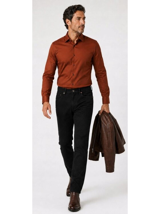 Wrangler Wrangler Jeansy Straight Czarny Regular Fit